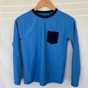 Crewcuts boys long sleeve rash guard sz L